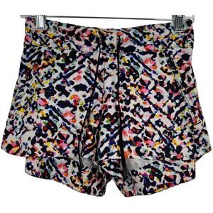 Athleta Women's Shorts Multicolor Tie Dye Pull-on Elastic Drawstring Size 0